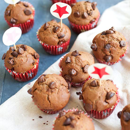 Nigella’s Chocolate Chip Muffins