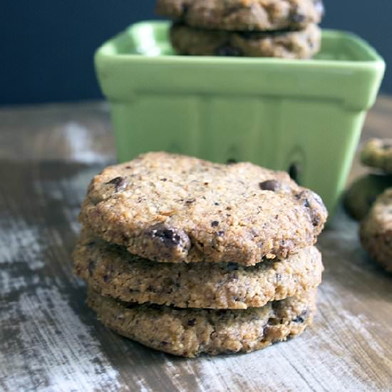 Hazelnut Orange Chocolate Cookies