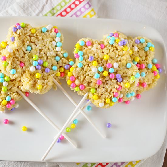 Easter Krispie Pops