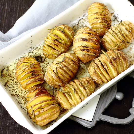 Roasted Hasselback Potatos