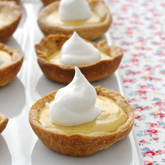 Miniature Carrot Pudding Pies