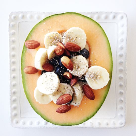 Blueberry & Banana Melon Bowl