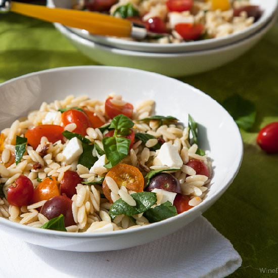 Orzo Salad with Tomato and Basil