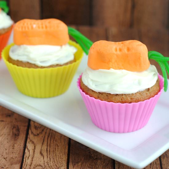 Cute Carrot Cake Cupcakes