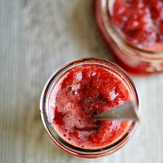 10 minute strawberry jam