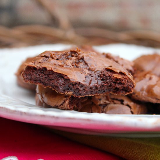 Flourless Fudge Cookies