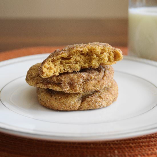 Pumpkin Spiced Snickerdoodles