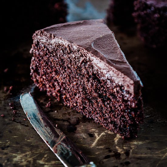 Roasted Cocoa Chocolate Cake