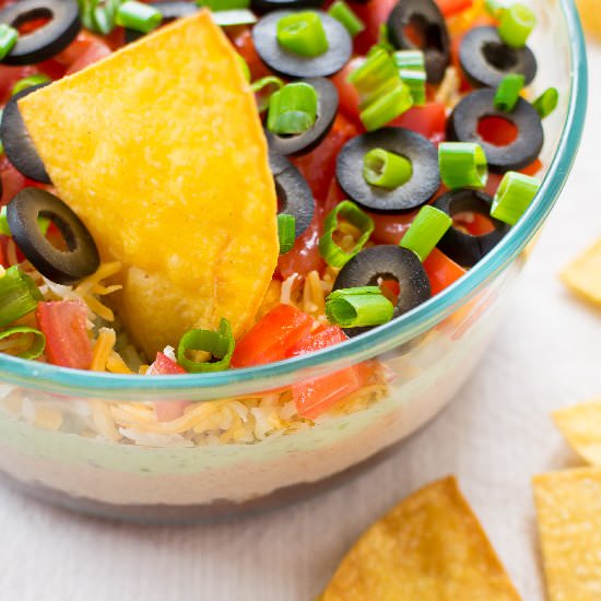 Skinny Seven Layer Dip