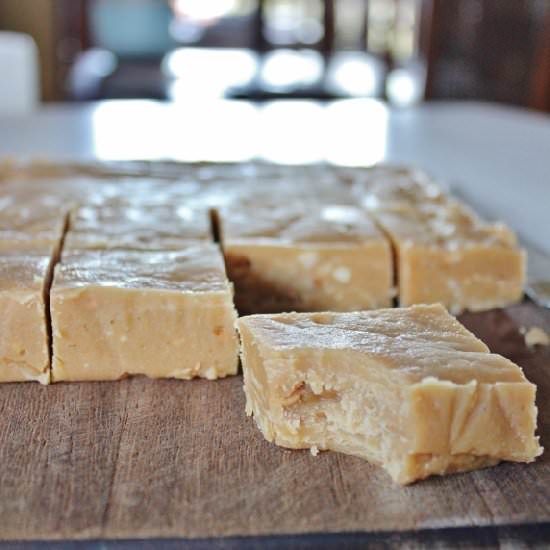 Quick set peanut butter fudge