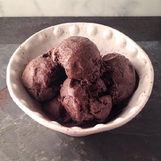 Dark Chocolate Coconut Ice Cream