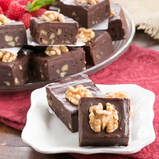 Chocolate Glazed Walnut Brownies