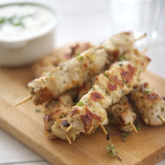 Chicken Souvlaki Kebabs
