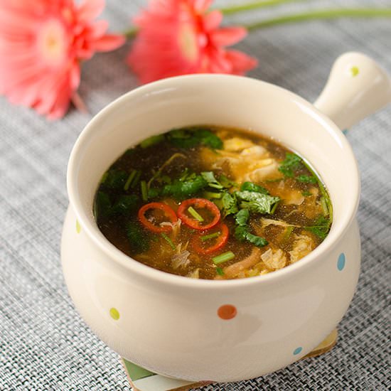 Authentic Hot and Sour Soup
