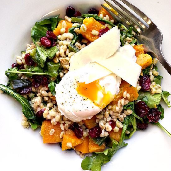 Squash and Barley Salad