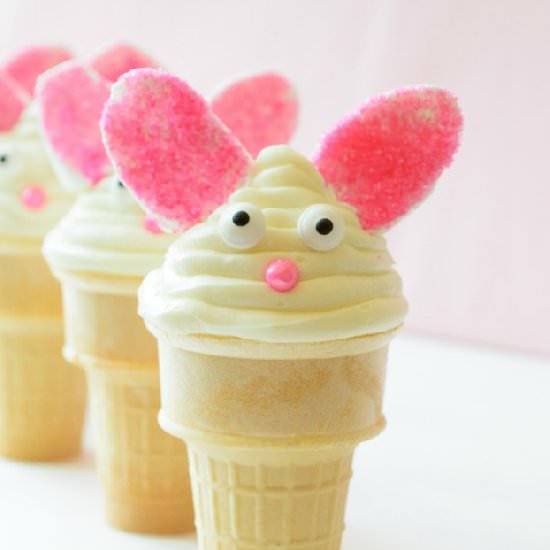 Easter Bunny Cones