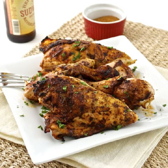 BBQ Rubbed Grilled Chicken