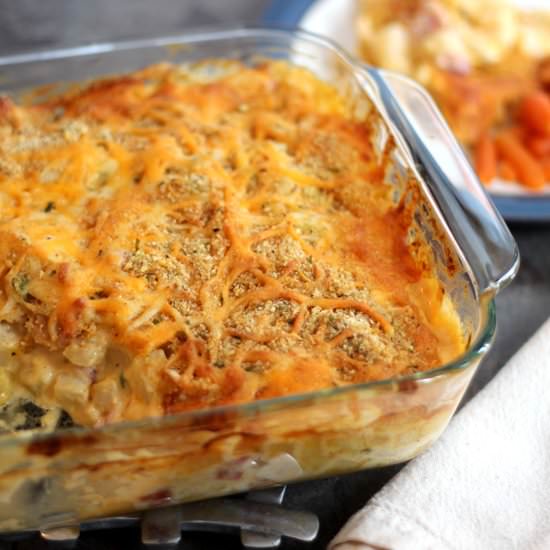Ham and Cheese Potato Casserole