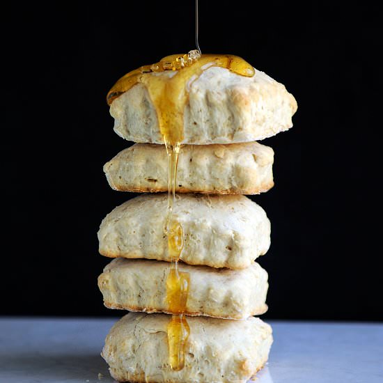 Black Tea and Honey Scones