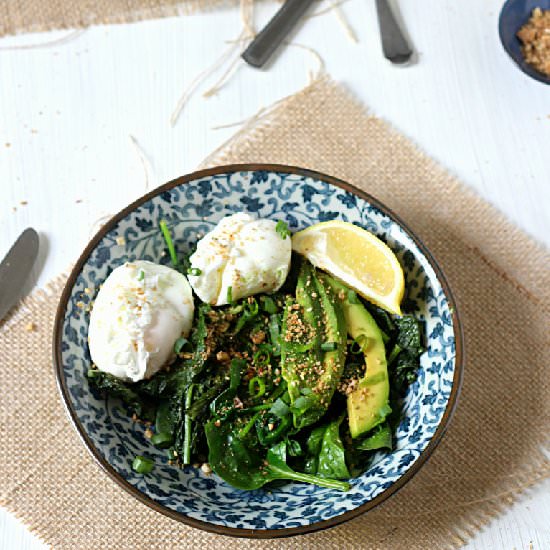 Greens + Eggs Breakfast Bowl