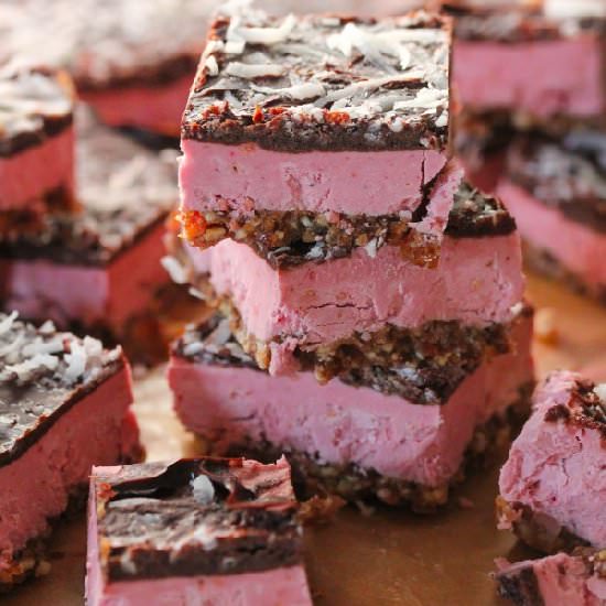 Raspberry Cream Bars