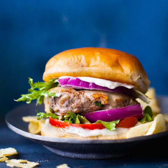 Spiced Lamb Burgers