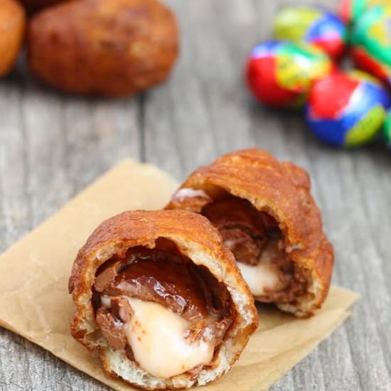 Fried Cadbury Eggs