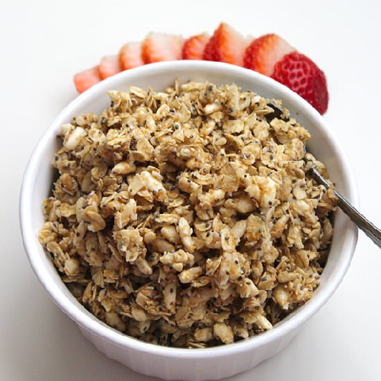 Healthy No Bake Granola