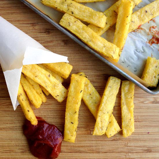 Polenta Fries with Chipotle Ketchup