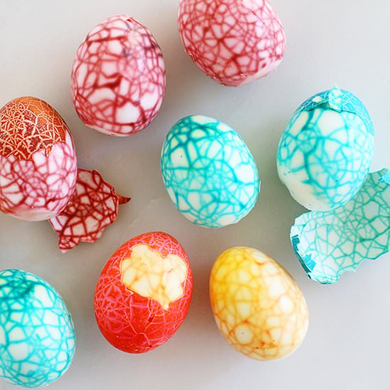 Crackled Easter Eggs