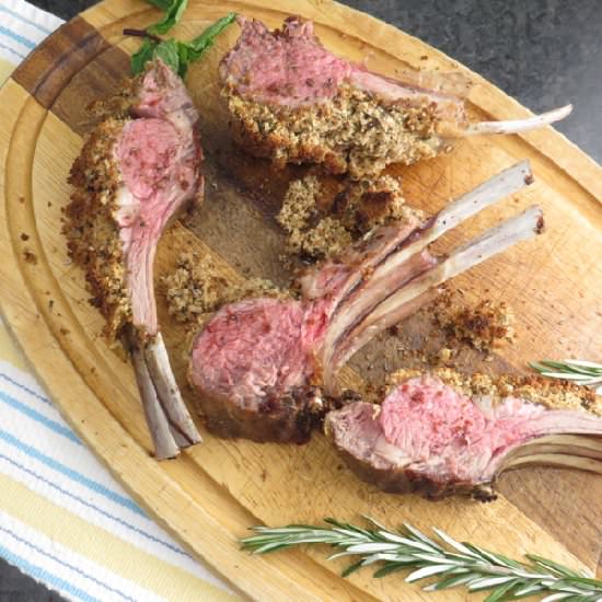 Rack of Lamb with Herb Crust