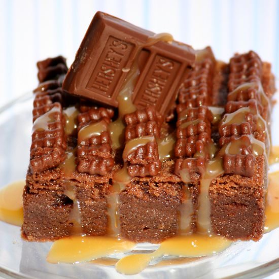Caramel Chocolate Brownies