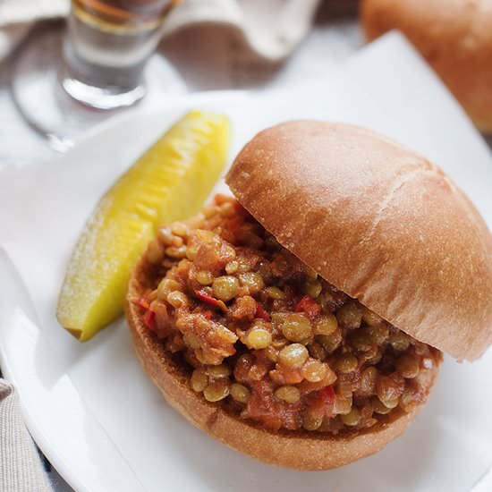 Lentil Sloppy Joes