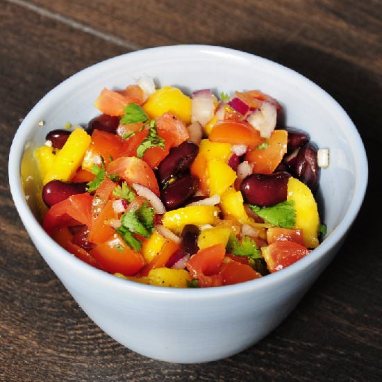 Mango Bean Salsa Salad