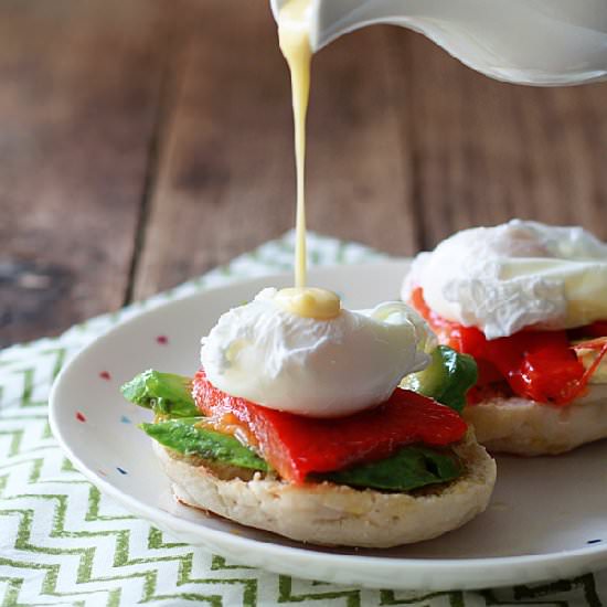 Meatless Eggs Benedict