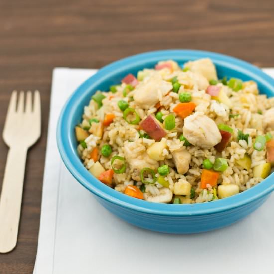 Chicken Apple Fried Rice