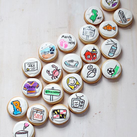 Milestone Birthday Cookies