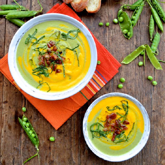 Carrot Pea Soup