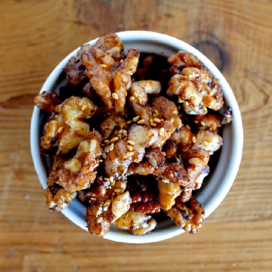 Maple Roasted Nuts