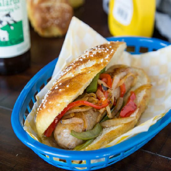Chicken Sausage Sandwich