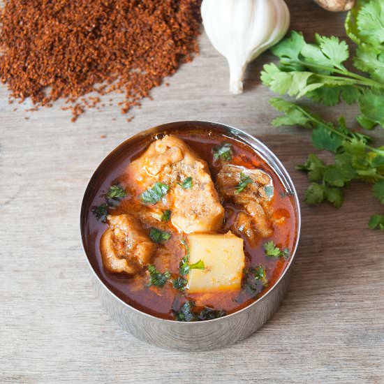 Chicken and Potatoes Gravy