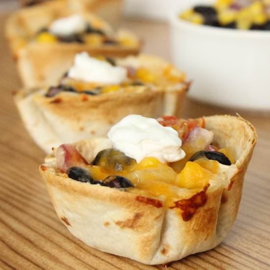 Vegetable Tortilla Cups