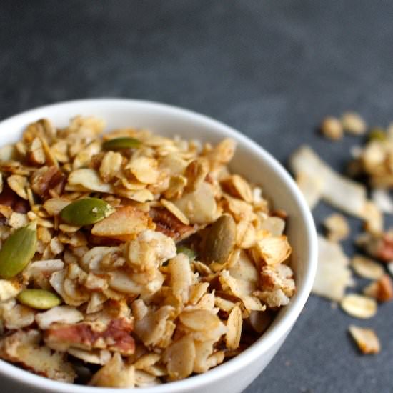 Spicy Maple Pepita Granola