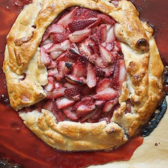 Strawberry Balsamic Tart