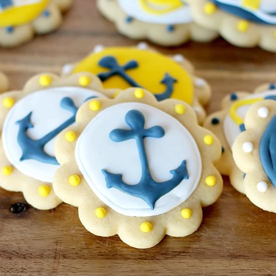 Nautical Sugar Cookies