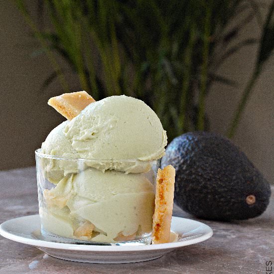 Coconut Avocado Ice Cream