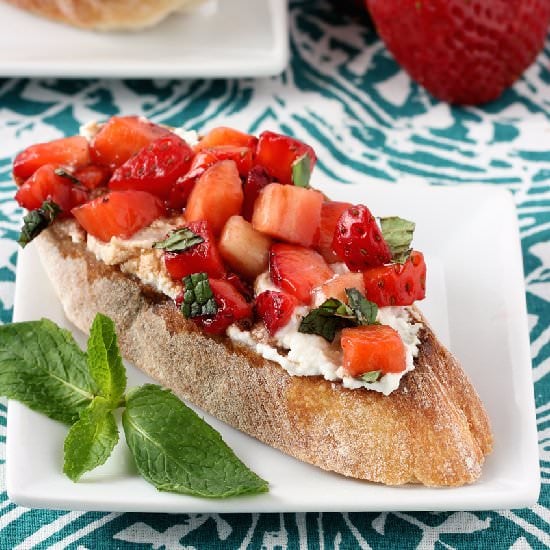 Strawberry Bruschetta