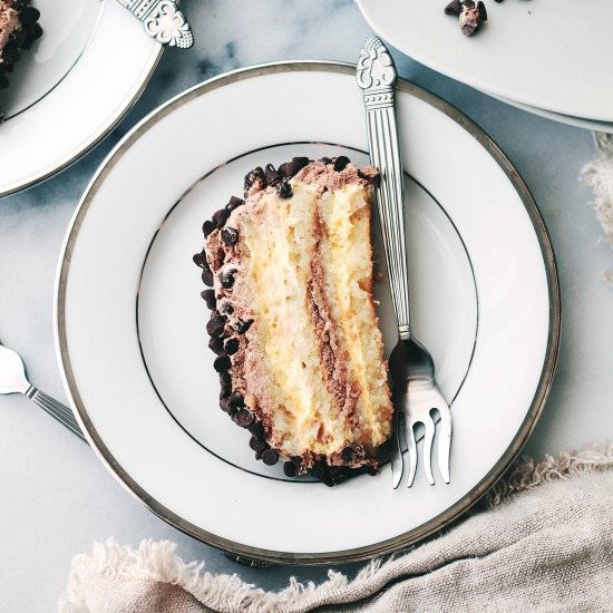 Layer Cake with Chocolate Frosting