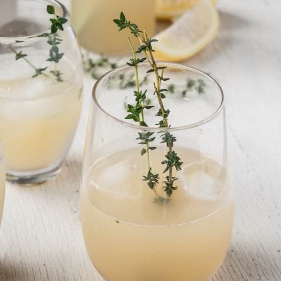 Lemon Thyme Cocktails