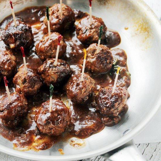 Pineapple Barbecue Sauce Meatballs